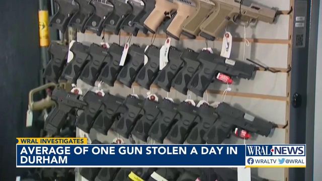 Average of 1 gun stolen a day in Durham 