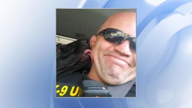 Ned Byrd with K-9 Sasha