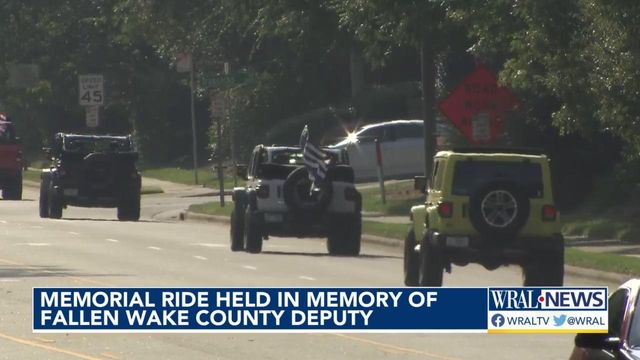 Drivers gather to honor Wake deputy Ned Byrd with memorial ride