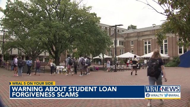Warning about student loan forgiveness scams