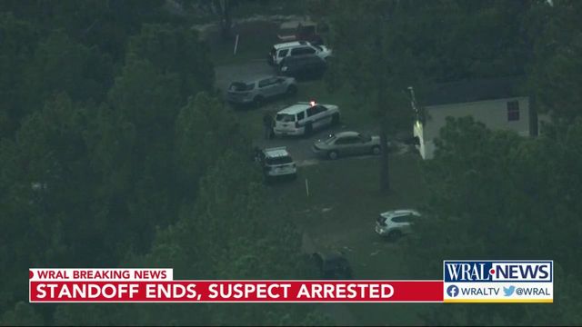 Moore County standoff ends, suspect arrested