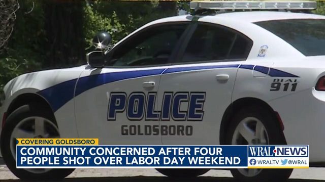Goldsboro community concerned after four people shot during Labor Day weekend