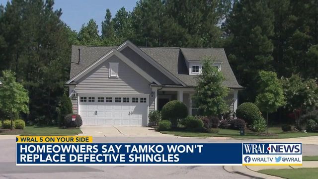 Multiple homeowners say shingles are defective, but manufacturer denying warranty 