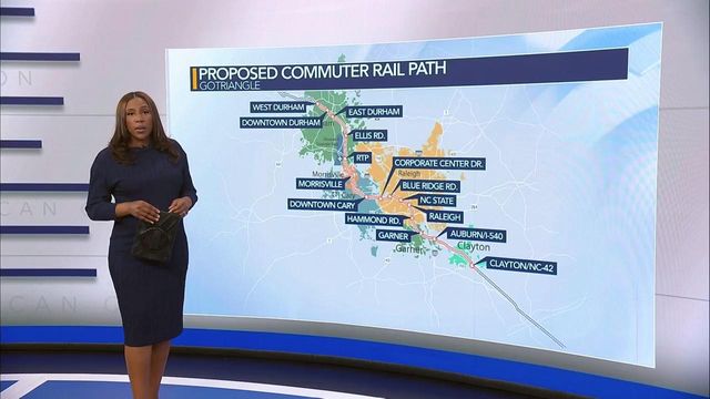 Cost of Triangle's proposed commuter rail estimated at $3 billion