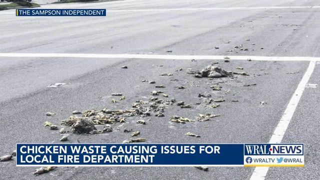 Sampson firefighters struggling to keep up with chicken waste spills 