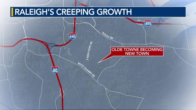 'Olde' meets new as Raleigh growth moves east 
