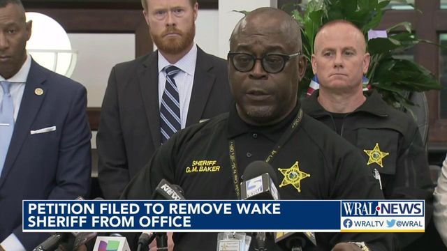 Petition filed to remove Wake sheriff from office