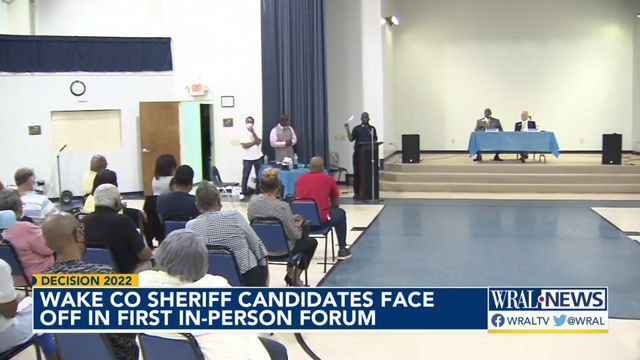 Wake sheriff candidates face-off in public forum