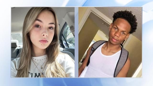 Lyric Woods, 14, & Devin Clark, 18,