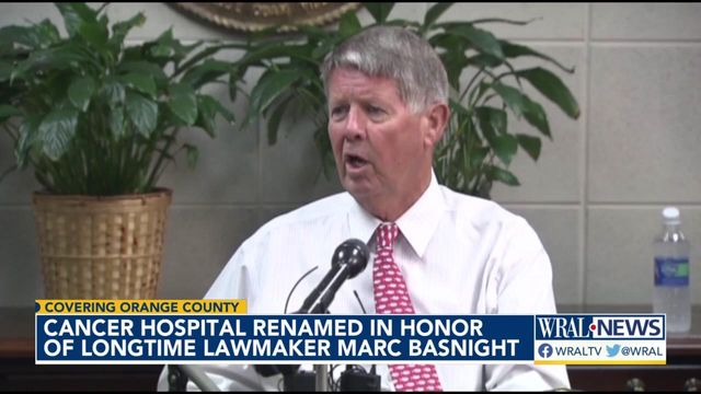 Hospital's new name honors longtime lawmaker Marc Basnight