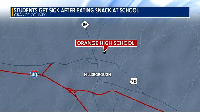 Orange County High students get sick after eating snack
