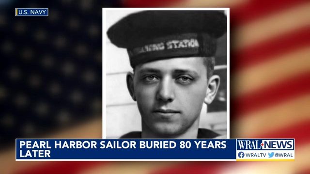Cary family buries loved one killed at Pearl Harbor 