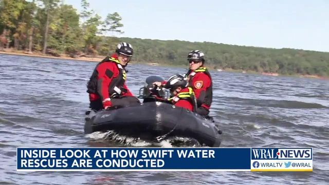 Inside look at how swift water rescues are conducted 