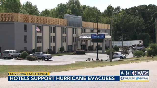 Fayetteville hotels provide support for hurricane evacuees
