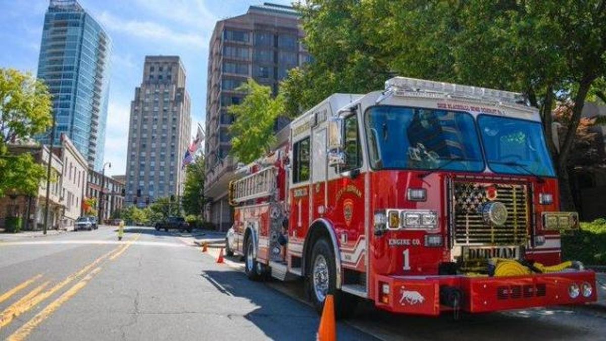 The Durham Fire Department department will welcome Fire Engine 1 during a Sunday afternoon housing ceremony at 139 East Morgan St. Photo courtesy of the Durham Fire Department.