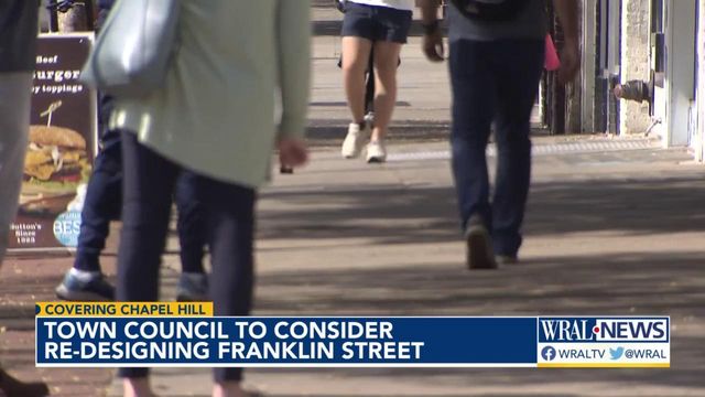 Chapel Hill Town Council to consider redesigning Franklin Street
