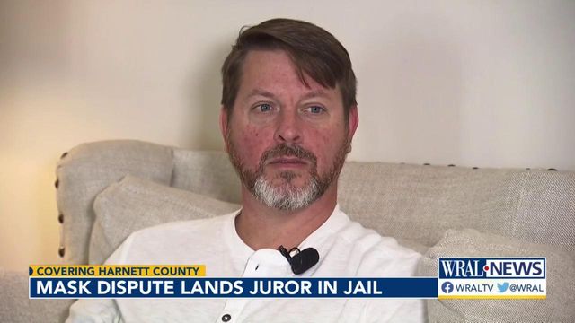 Harnett County man spends 24 hours in jail after refusal to wear mask during jury duty