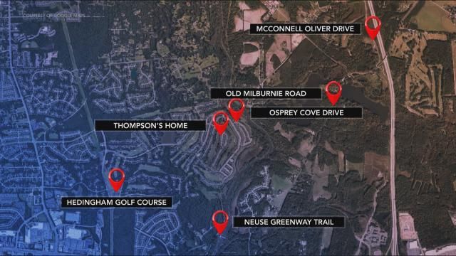 Map of Raleigh mass shooting