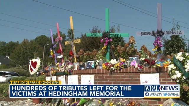 Hundreds of tributes left in memorial of Hedingham shooting victims
