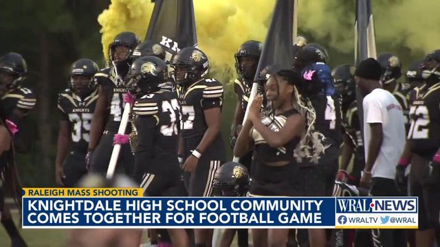 Knightdale High School community comes together for football game