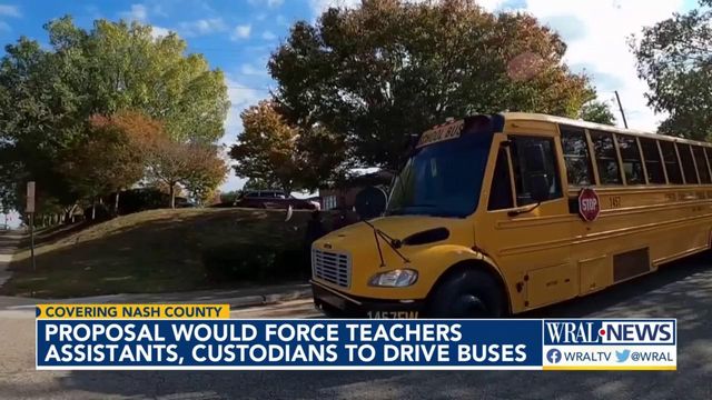 Proposal would force teachers assistants, custodians to drive school buses