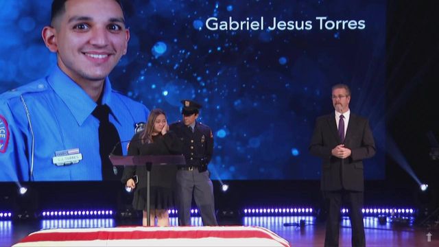 Officer Torres' wife: 'I hope you heard me when I told you I loved you'