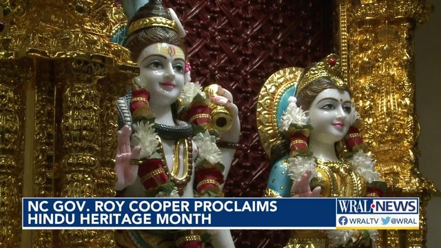 Roy Cooper proclaims Hindu Heritage Month during Diwali celebratioin
