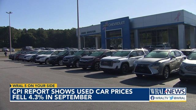 New report shows used car prices dipping