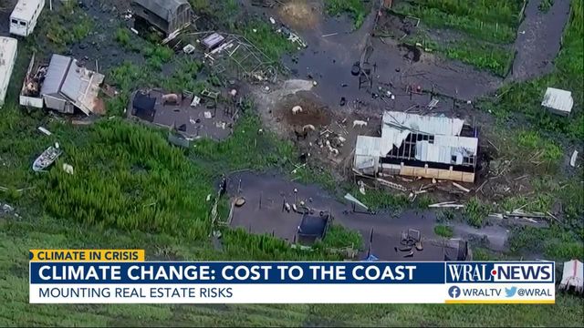 Climate change puts beachfront properties at risk