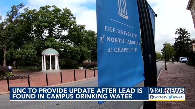 UNC to provide update after lead is found in campus drinking water