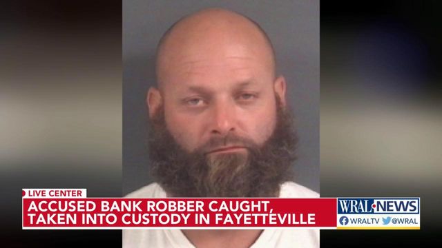 Accused bank robber caught, arrested by troopers
