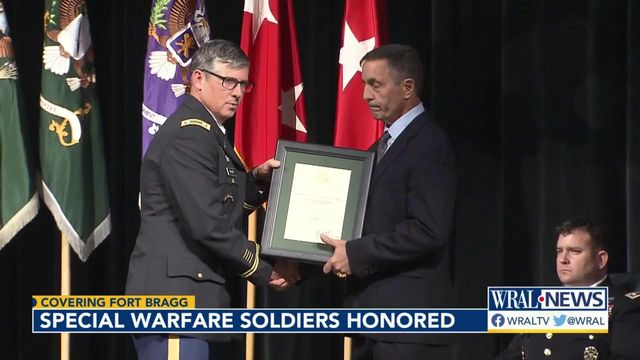 Special warfare soldiers honored