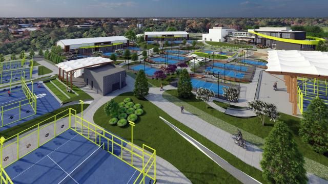 A new state-of-the-art tennis complex being built in Raleigh could attract thousands (Image courtesy of Swing and Intrepid Marketing Group)