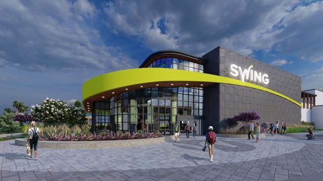 A new state-of-the-art tennis complex being built in Raleigh could attract thousands (Image courtesy of Swing and Intrepid Marketing Group)