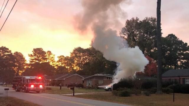 Rocky Mount car fire