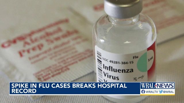 In NC hospitals, COVID trending down, flu trending up