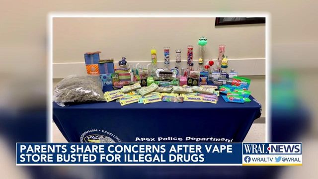 Parents share concerns after vape store busted for illegal drugs