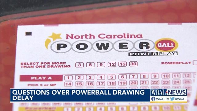 Questions over powerball drawing delay