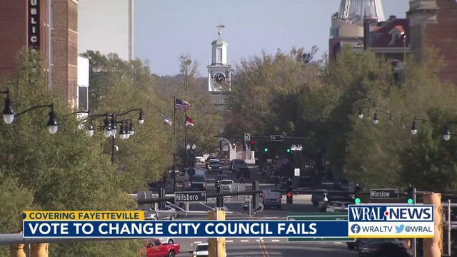 Vote to add more at-large seats to Fayetteville City Council fails