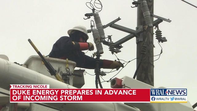 Duke Energy prepares for outages from Nicole
