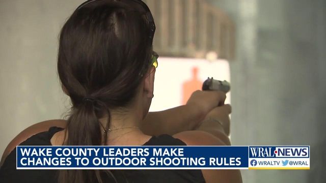 Wake County leaders make changes to outdoor shooting rules