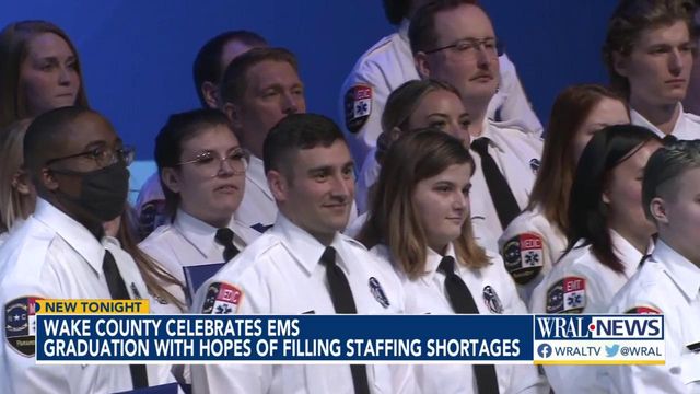 Wake County's largest-ever EMS class graduates