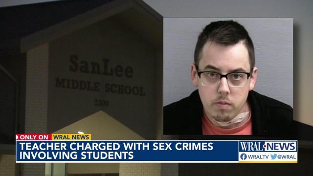 Teacher charged with sex crimes involving students