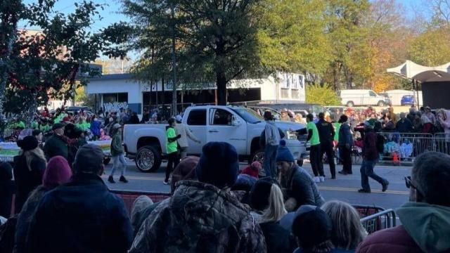 Raleigh parade injury