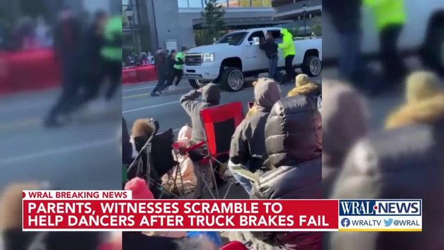 Parents, witnesses scramble to help dancers after truck brakes fail