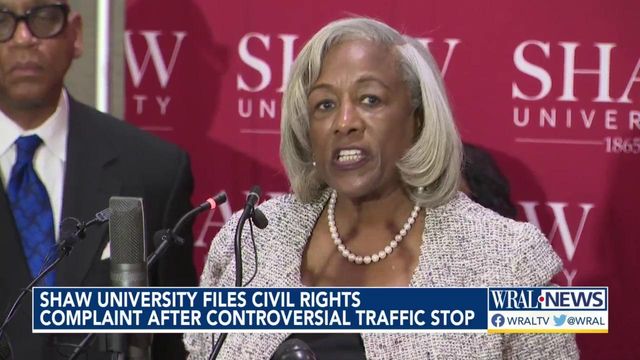 Shaw University files civil rights complaint after controversial traffic stop