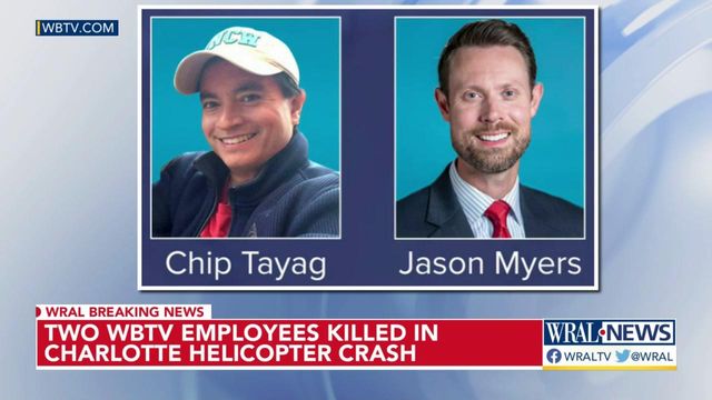 Pilot, meteorologist killed in WBTV News helicopter crash in Charlotte