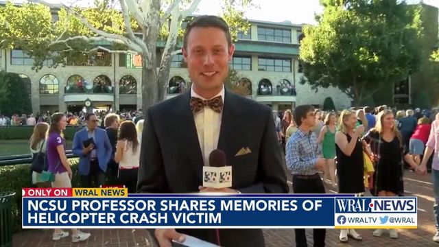 NC State professor shares memories of helicopter crash victim