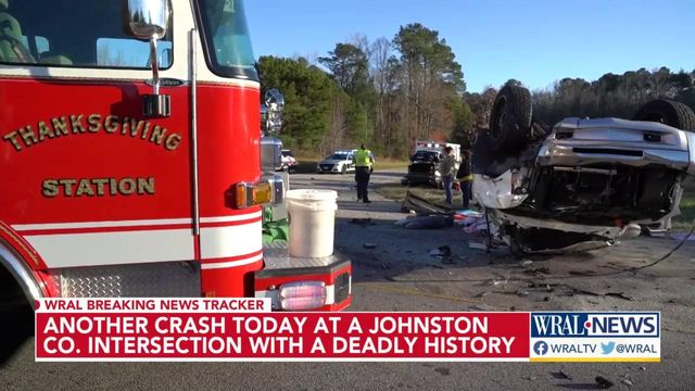 4 injured in crash at Johnston County intersection with a deadly history