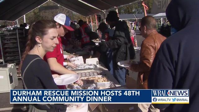 Durham Rescue Mission hosts 48th annual community dinner